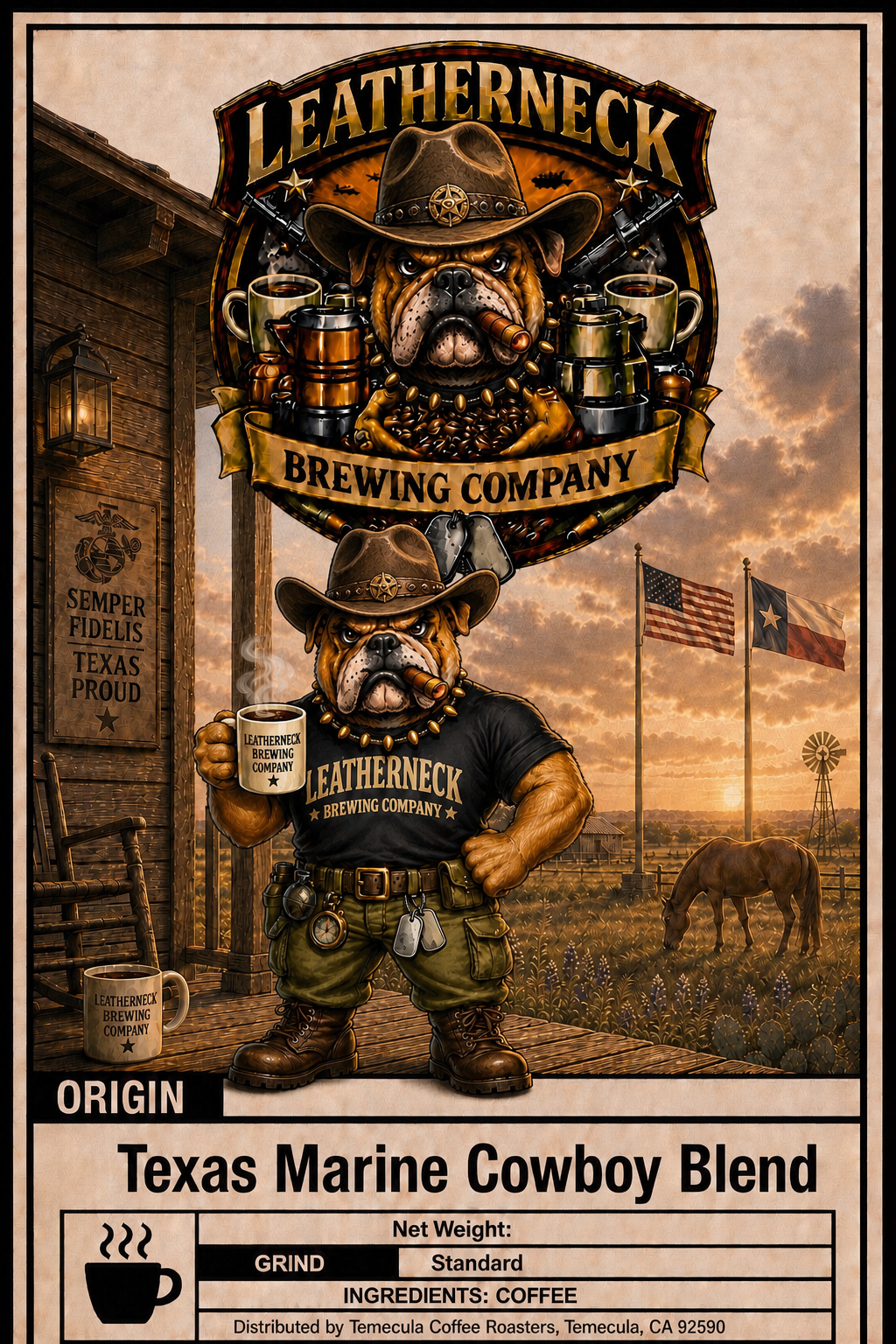 Texas Marine Cowboy Blend