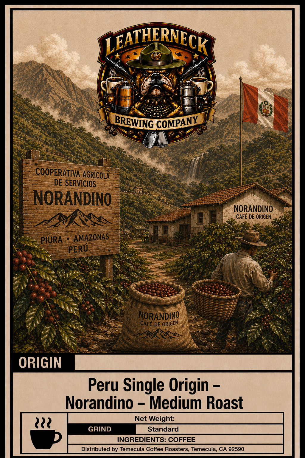 Peru Single Origin – Norandino – Medium Roast