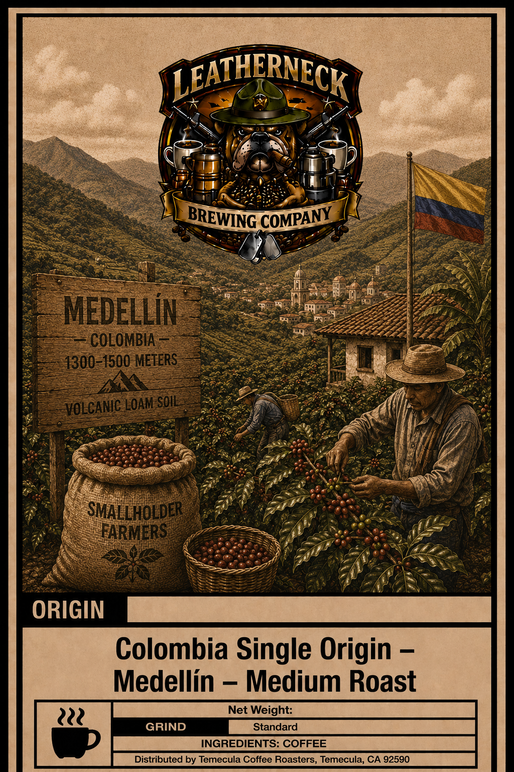 Colombia Single Origin – Medellín – Medium Roast